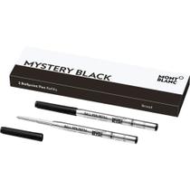 Recarga de caneta esferográfica Montblanc Broad Tip Black (pacote com 2)