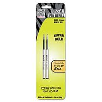 Recarga de caneta Zebra F-Refill Bold Point Black conjunto de 3