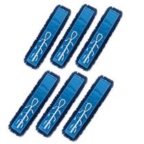 Recarga de esfregão de pó de algodão resistente industrial Matthew Cleaning de 36 polegadas. Cabeças de reposição laváveis para uso residencial e comercial servem para estruturas de esfregão de pó padrão, madeira dura, laminado e pisos de concreto, pacote com 6