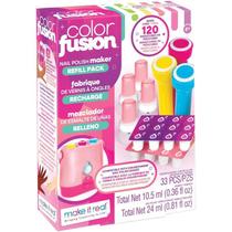 Recarga de Esmalte para Unhas Cor Fusion Make It Real - Kit com 33 Peças - Vila Brasil