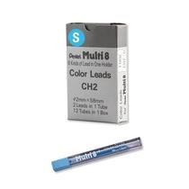 Recarga de lápis e chumbo Pentel Arts, 8 cores, azul celeste, 24 peças