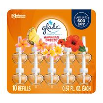 Recarga de purificador de ar Glade Plugins Hawaiian Breeze 200mLx10 Recarga de purificador de ar Glade Plugins Hawaiian Breeze 200mLx10