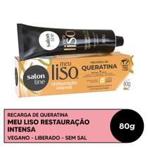 Recarga de Queratina Capilar Salon Line Meu Liso Restauração Intensa 80g Recarga de Queratina Capilar Salon Line Meu Liso Restauração Intensa 80g
