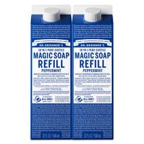 Recarga de sabonete líquido Dr. Bronner's Magic Soap-Pure-Castile 960ml