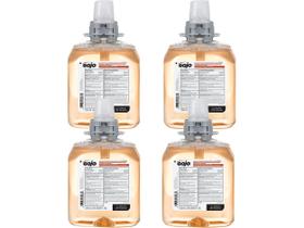Recarga de sabonete para mãos GOJO Luxury Foam Antibacteriana 1250 ml (pacote 4)