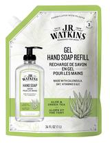 Recarga de sabonete para mãos J.R. Watkins Aloe e chá verde 1L Recarga de sabonete para mãos J.R. Watkins Aloe e chá verde 1L