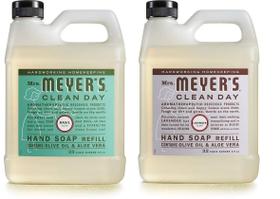 Recarga de sabonete para mãos MRS. MEYER'S CLEAN DAY Scent, pacote variado de 2 quilates
