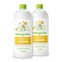 Recarga de shampoo e sabonete líquido Babyganics Camomile Verbena