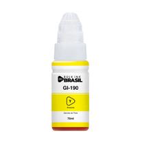 Recarga de tinta Gi-190 Amarelo compatível canon G4110 Recarga de tinta Gi-190 Amarelo compatível canon G4110