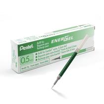 Recarga de tinta Pentel EnerGel punta aguja 0.5 mm verde paquete de 12 Recarga de tinta Pentel EnerGel punta aguja 0.5 mm verde paquete de 12