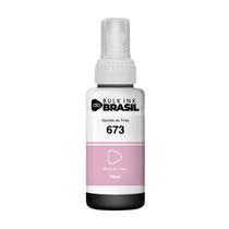 Recarga de Tinta T673 Magenta Claro Compatível Epson L800, L8105, L810, L850, L1800