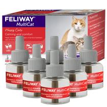 Recarga FELIWAY MultiCat - Feromônio Calmante para 30 Dias (6 Unidades)