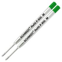 Recarga para caneta SCHMIDT P900 ponta média tinta verde 2 unidades Recarga para caneta SCHMIDT P900 ponta média tinta verde 2 unidades
