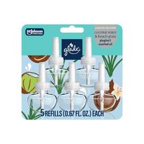 Recargas de Aromatizador Glade Água de Coco e Capim de Praia 5 un.