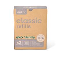 Recargas de balde de fraldas Diaper Dekor Classic 2 unidades sem perfume