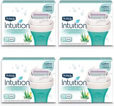 Recargas de Barbear Schick Intuition Pure Nutrition - Pacote com 12 Unidades
