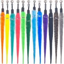 Recargas de brinquedos Cat Worm TIENAILING Cat Wand 12 peças de minhocas