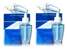 Recargas de bulbos Wallflower Bath & Body Works Fresh Linen 4x48ml