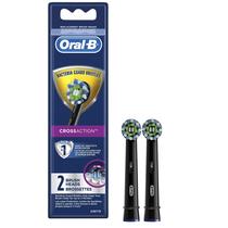 Recargas de cabeça de escova de reposição Oral-B CrossAction Black 2 Recargas de cabeça de escova de reposição Oral-B CrossAction Black 2