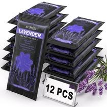 Recargas de cera de parafina Achzzy, pacote com 12 unidades, perfume de lavanda