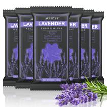 Recargas de cera de parafina com aroma natural de lavanda Achzzy 200g x 6 Recargas de cera de parafina com aroma natural de lavanda Achzzy 200g x 6