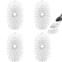 Recargas de escova para escova de pratos OXO - pacote com 4 cabeças de limpeza Recargas de escova para escova de pratos OXO - pacote com 4 cabeças de limpeza