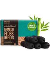 Recargas de fio dental Hemli Home Bamboo Charcoal 5 x 30m