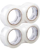 Recargas de fita de embalagem AUDTMWH Clear Heavy Duty 60 m x 4 rolos