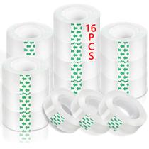 Recargas de fita KUKEO Transparent 19 mm x 25 m para embrulho de presente