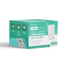 Recargas de Forro para Fraldas de Adulto Comficove - Pacote com 8 Unidades Janibell Akord Recargas de Forro para Fraldas de Adulto Comficove - Pacote com 8 Unidades Janibell Akord