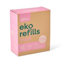 Recargas de Fraldas Dekor Eko Mini (2 Unidades) - Ecológicas e Sem Perfume Recargas de Fraldas Dekor Eko Mini (2 Unidades) - Ecológicas e Sem Perfume