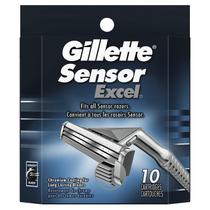 Recargas de Lâmina Gillette Excel para Homens - 10 Unidades