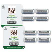 Recargas de Lâminas de Barbear Bulldog Original para Homens - 8 Unidades