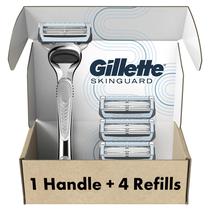 Recargas de Lâminas Gillette SkinGuard - 1 Aparelho com 4 Lâminas para Homens