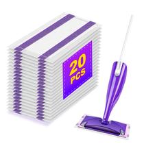 Recargas de mopping pad de 20 unidades compatíveis com Swiffer Wet Jet Recargas de mopping pad de 20 unidades compatíveis com Swiffer Wet Jet