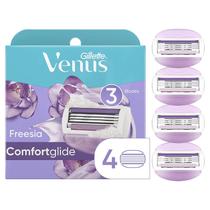 Recargas de Navalha Gillette Venus ComfortGlide Freesia - Pacote com 4 Unidades