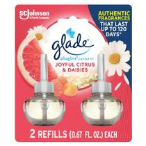 Recargas de purificador de ar Glade Joyful Citrus & Daisies, 40 ml, pacote com 2