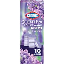 Recargas de sanita para sanita CLOROX Scentiva Lavender/Jasmine 10 unidades