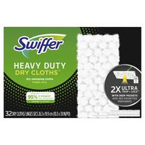 Recargas de tecido para Swiffer Sweeper Heavy Duty, 32 unidades