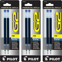 Recargas de Tinta en Gel PILOT G2 Fina 0,7 mm Azul Paquete de 6 Recargas de Tinta en Gel PILOT G2 Fina 0,7 mm Azul Paquete de 6