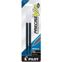 Recargas de tinta para caneta PILOT Precise V10 RT 1,0 mm pretas, pacote com 2 Recargas de tinta para caneta PILOT Precise V10 RT 1,0 mm pretas, pacote com 2