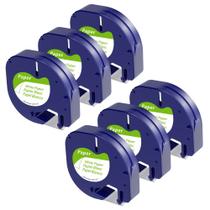 Recargas do Label Maker Wonfoucs compatíveis com Dymo 91330 10697 Recargas do Label Maker Wonfoucs compatíveis com Dymo 91330 10697