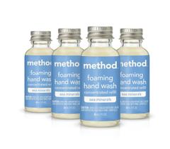 Recargas Espumantes Sea Minerals para Lavagem das Mãos - 4 Unidades de 30ml