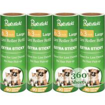 Recargas Lint Roller Ruisticki Extra Sticky x4 de 6,3 polegadas Recargas Lint Roller Ruisticki Extra Sticky x4 de 6,3 polegadas