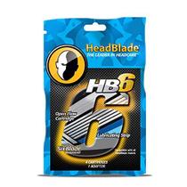 Recargas para barbeadores de cabeça HB6 - Lâminas precisas e duráveis