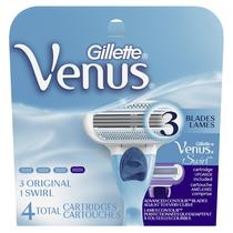 Recargas Razor + 4 Gillette Venus Original e Venus Swirl Recargas Razor + 4 Gillette Venus Original e Venus Swirl