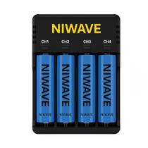 Recarregador Niwave 4 Slots Portátil, Potente e Prático para Baterias