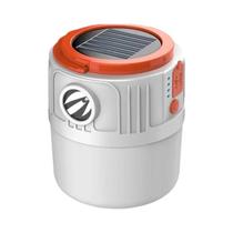 Recarregável Led Solar Luz De Acampamento Portátil Banco Potência 6 Engrenagens Lanterna Remota