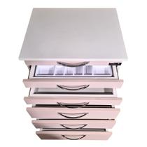 Receba Montada - Carrinho Para Esteticistas Rosa