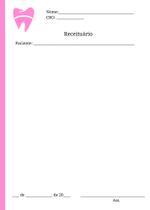 Receituário Odontológico - 10 Blocos (500 folhas) - Impressões Papaléguas
